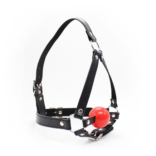 Leather head harness - pu, open