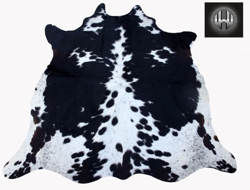 Premium tricolor cowhide rug - premium,