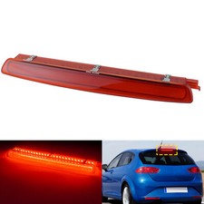 For SEAT LEON 2010-2012 LED Rear 3rd High Level Brake Light Stop Lamp Red Lens