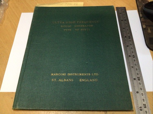 Marconi operating instructions - marconi,