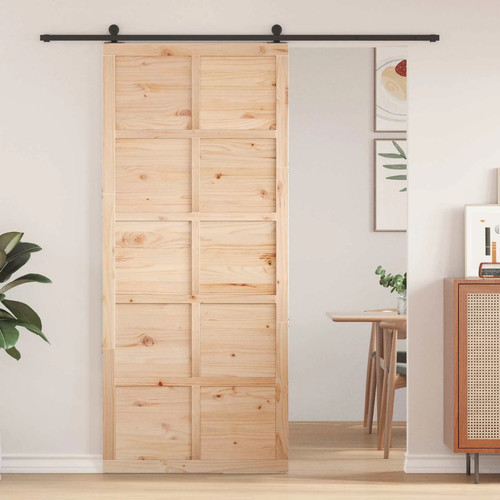 Barn door solid pine wood - barn,