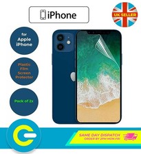 2x Clear Plastic Screen