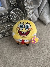 Ty Beanie Ballz 2011 BNWT SpongeBob SquarePants Soft Toy Children’s Plush