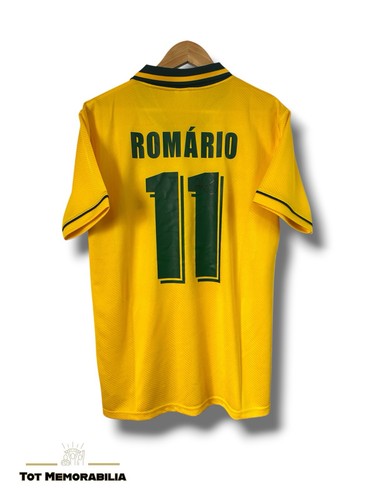Romario signed brazil shirt - signed,