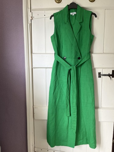 Fahri linen blend midi - linen,