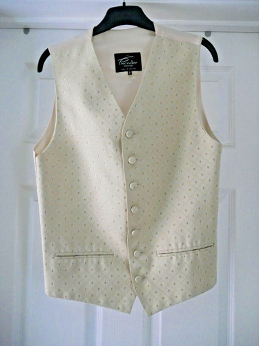 Gold piscador waistcoat mens - gold,