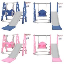 3in1 Kids Slide and Swing Set