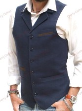 Mens Moleskin Cotton Waistcoat