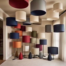 10" 12" 14" COTTON DRUM SHADE