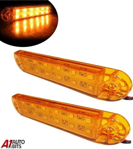 Two orange amber v - 12,