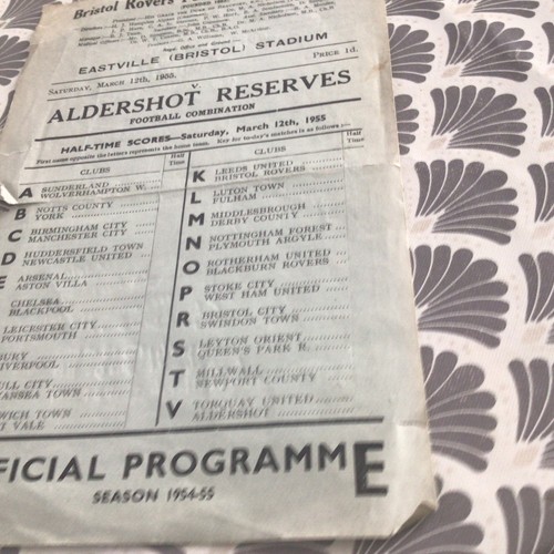 Football programmes bristol - football,