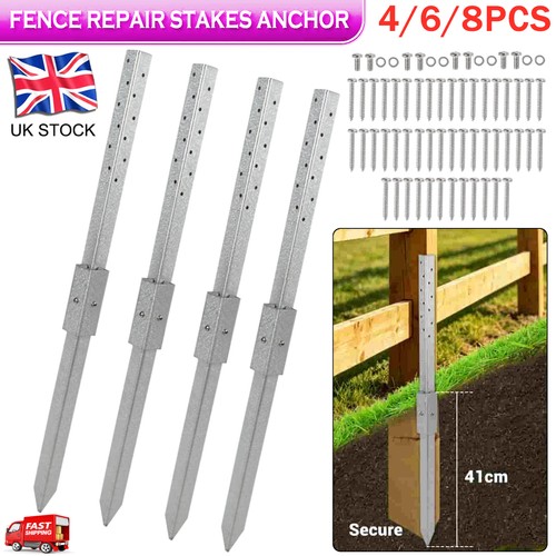 Heavy duty fence post repair - heavy,