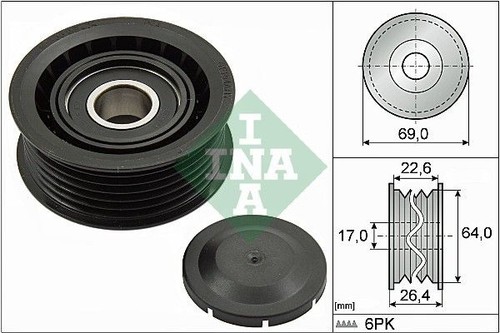 Ina belt deflection pulley - v-belt,