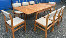 Vintage draw leaf dining table - vintage,