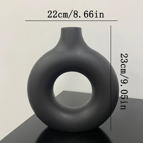 Modern donut vase minimalist - donut,