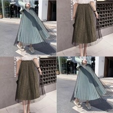 Women Ruffle Tulle Mesh Tutu