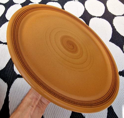 Purbeck pottery brown swirl - pottery,