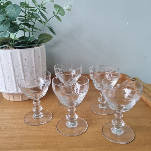 Vintage mid century etched - mid-century,