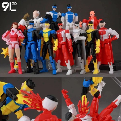 9l3d printed superheroes - 9l3d,