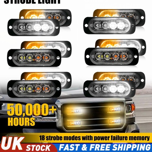 12x led strobe light bar - bar, car