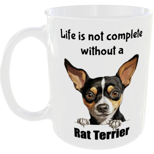 Rat terrier mug - terrier, dog