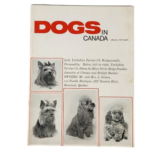 Dogs canada vtg magazine - dogs,