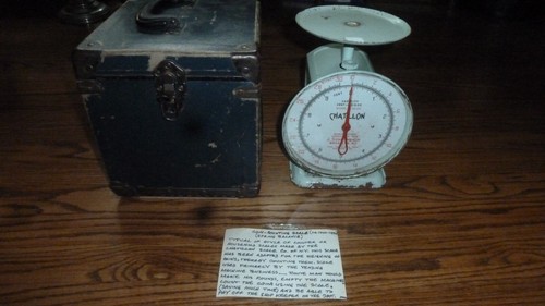Chatillon coin counting scale - coin,