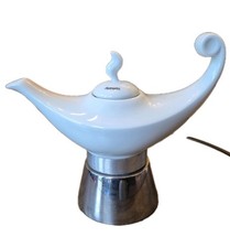 Cilio Aladino 4 Alladins Lamp Shaped Porclein Stove Top Vintage Espresso Maker 