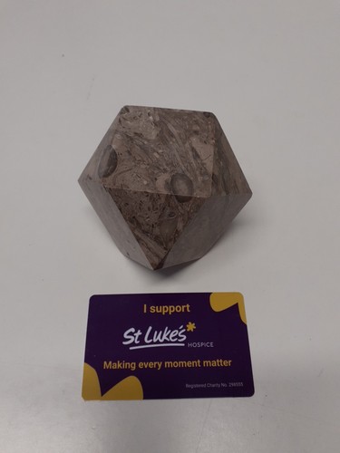 Polished geometric stone - polished,