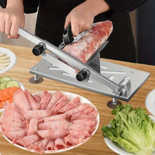 Manual frozen meat - frozen, slicer