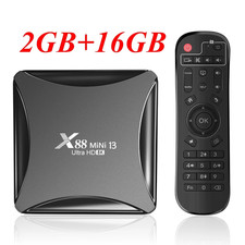 X88 8K Mini Android 13.0 TV Box Quad Core 2.4G 5G Dual WIFI H.265 Media Player