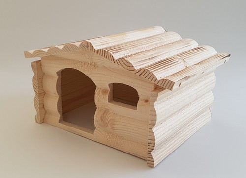 Solid rat wooden - rat, house