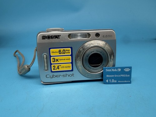 Sony cyber shot dsc - sony, 6.0mp