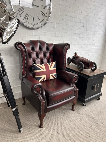 Classic oxblood queen anne - oxblood,