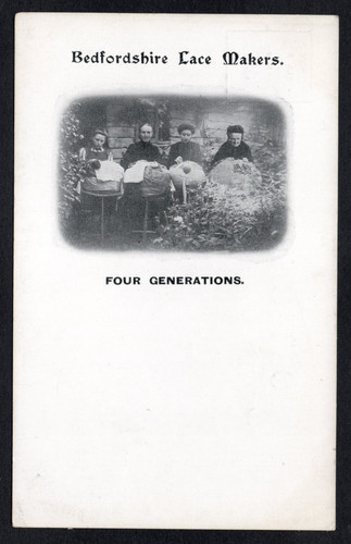 Postcard bedfordshire lace - bedfordshire,