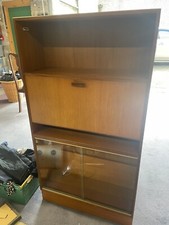 1960’s Cabinet/Secretaire And Cabinet/Bookcase in Teak by Minty of Oxford