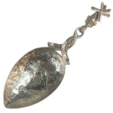 A 925 solid silver Caddy Spoon