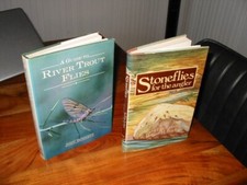 River Trout Flies & Stoneflies 1st edition Fly Tying Books Game Fishing Tackle