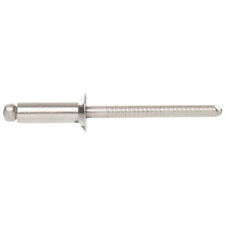COUNTERSUNK OPEN BLIND POP RIVETS A2 STAINLESS STEEL 3mm, 3.2mm, 4mm, 4.8mm, 5mm