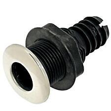 Thru-Hull Bilge Skin Fitting 1" 25mm Boat Marine Stainless Steel Drain Plug