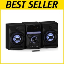 3-Piece Speaker System with Bluetooth and Remote - Black