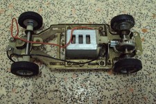 Vintage 1960s Riko Adjustable Slor Car Chassis 1/32 Good Working Condition