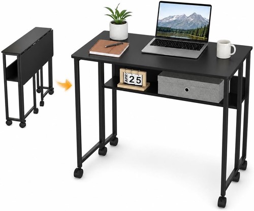 Folding desk portable computer - desk,