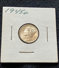 RARE AUNC 1945 US LIBERTY Dime