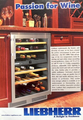 2008 liebherr wine storage - liebherr,