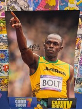 Usain Bolt Signed Photo With