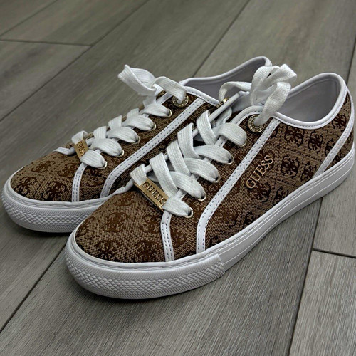 Guess brown logo monogram low - guess,