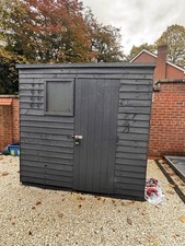 Pent Garden Shed 210cm X 150cm Single Door And One Window
