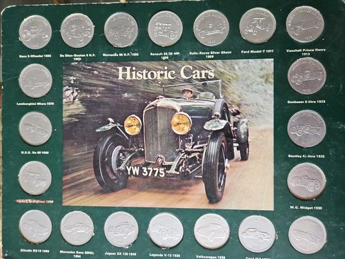 Shell historic cars coin - cars,