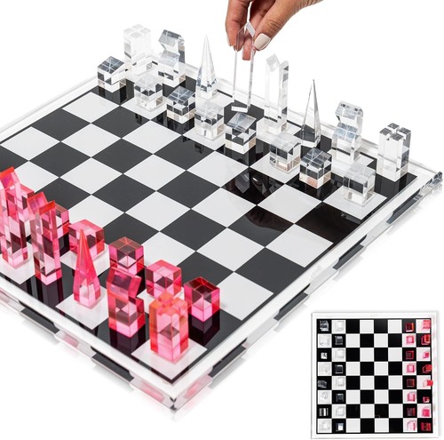 Acrylic chess set for - chess,